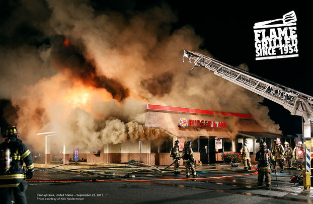 Burger King в огне