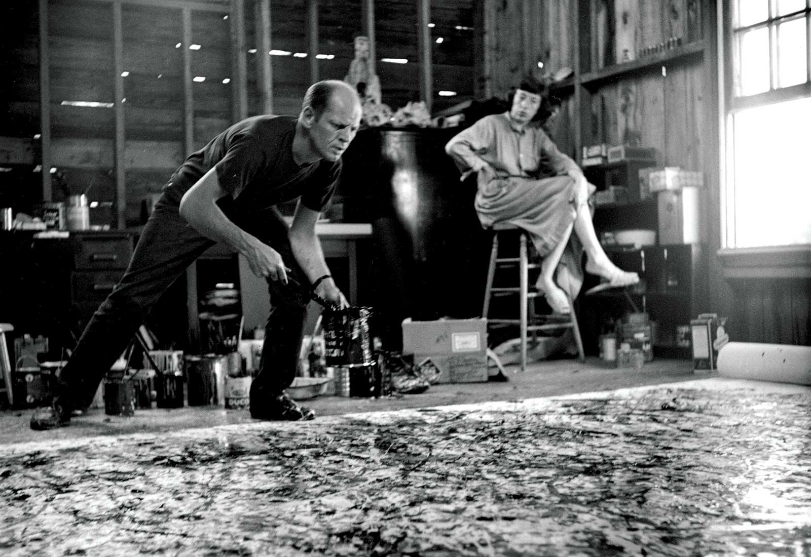 Самый известный случай использования фракталов — картины Джексона Поллока