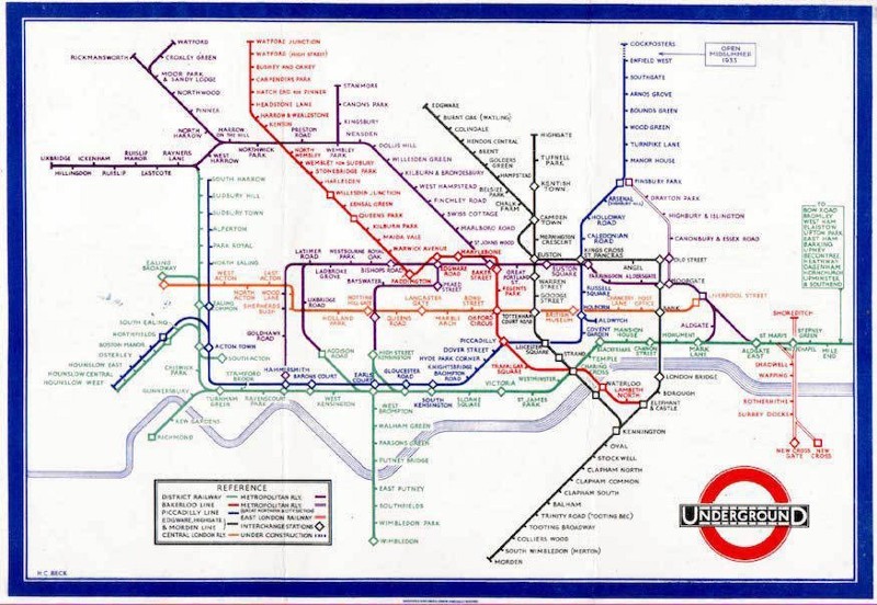 Как научились рисовать карту метро