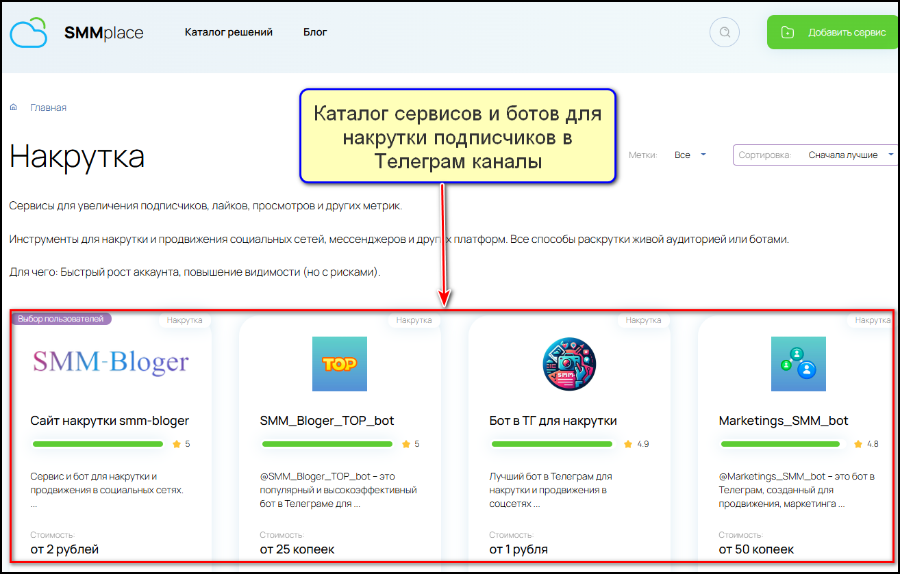 Сервис продвижения соцсетей smmplace.ru