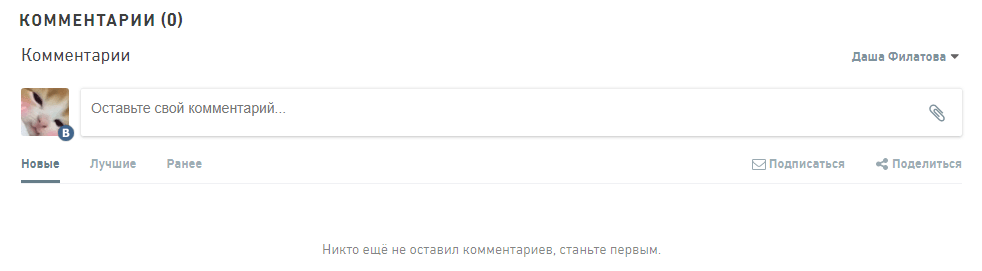 Поиск по блогу и возможность комментирования