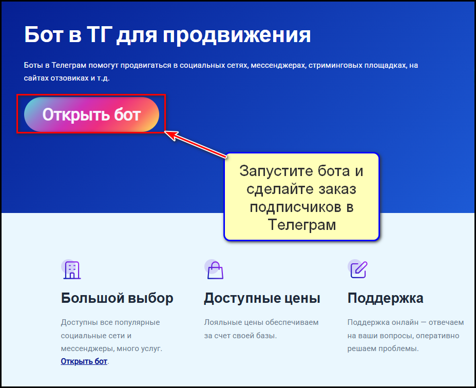 Сервис продвижения smm-bloger.ru