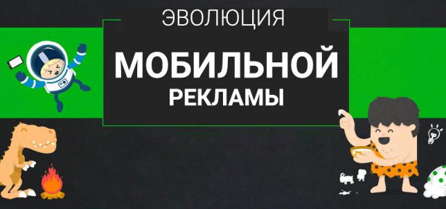 Эволюция мобильной рекламы — Инфографика