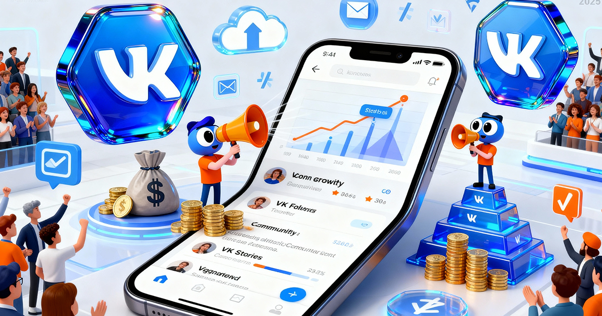 Продвижение страницы ВК через ботов набора подписчиков