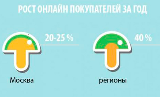 Рост электронной коммерции в России в 2011-2012 гг.