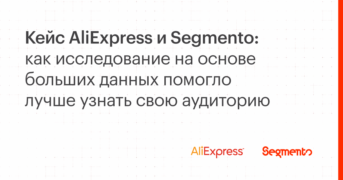 Кейс AliExpress. Как исследование на основе больших данных помогло лучше узнать свою аудиторию