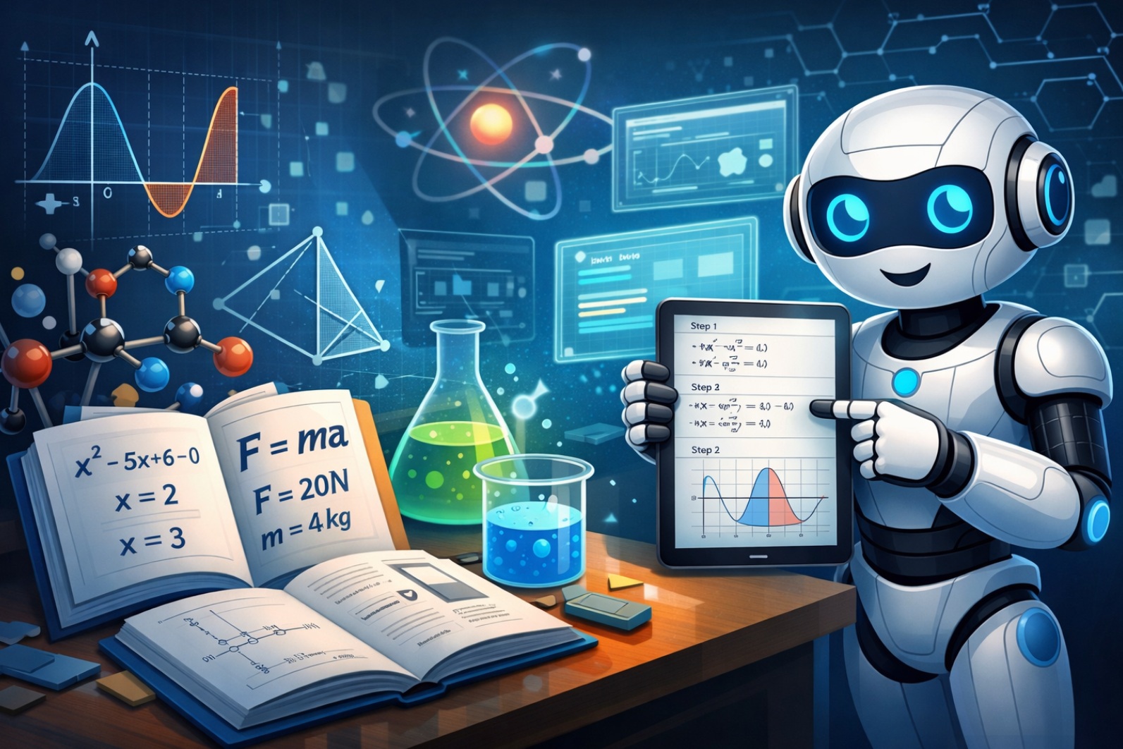 ИИ для решения задач в 2026: ТОП-20 нейросетей для математики, физики, химии бесплатно