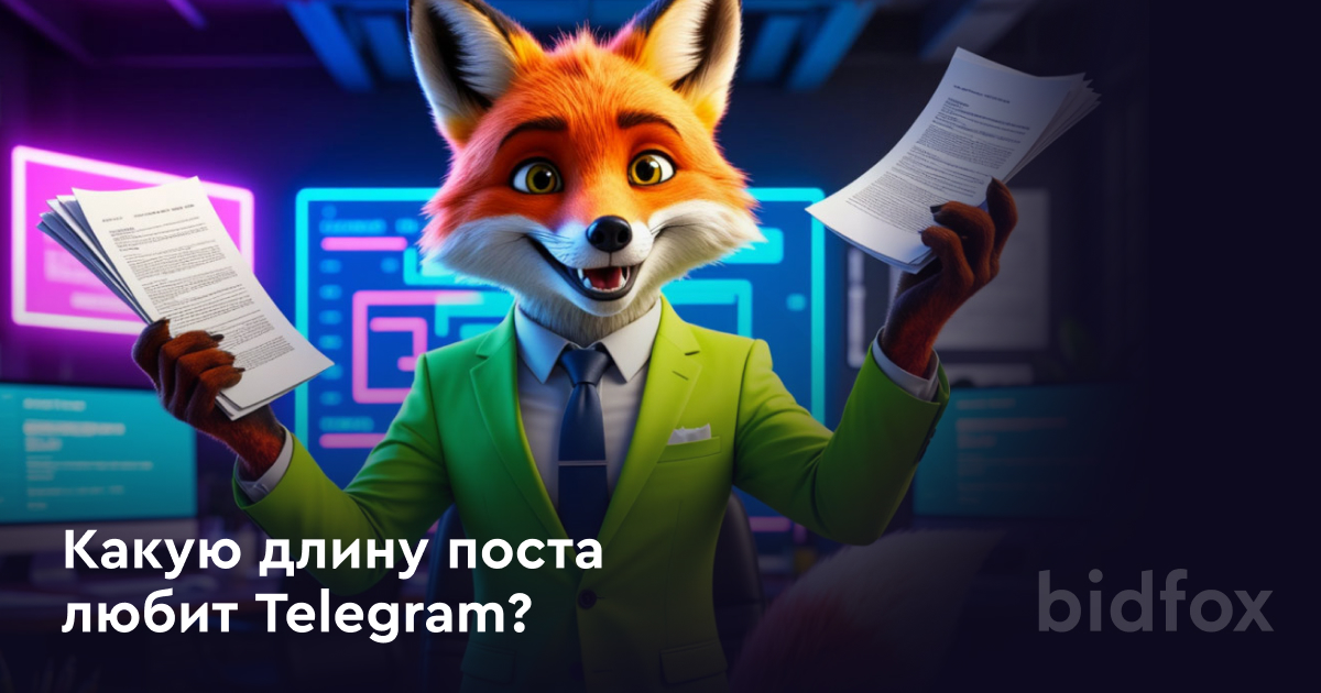 Какую длину поста любит Telegram?