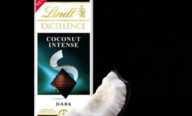 Летний вкус от Lindt: темный шоколад с кокосом
