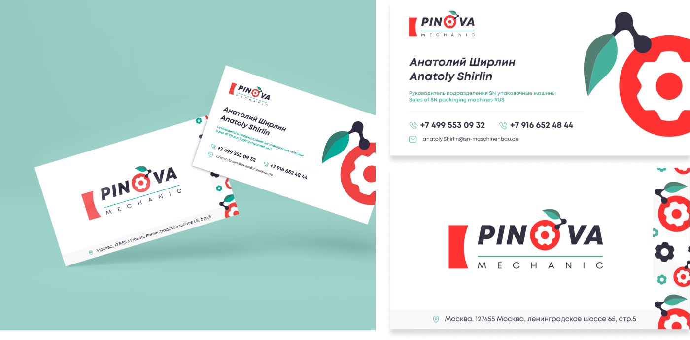 Кейс: брендинг и разработка сайта для компании Pinova Mechanic