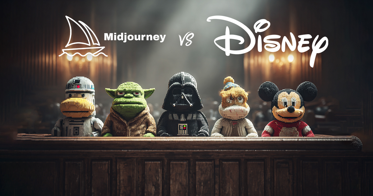 Спор между Midjourney и Disney: уроки для компаний, использующих изображения персонажей