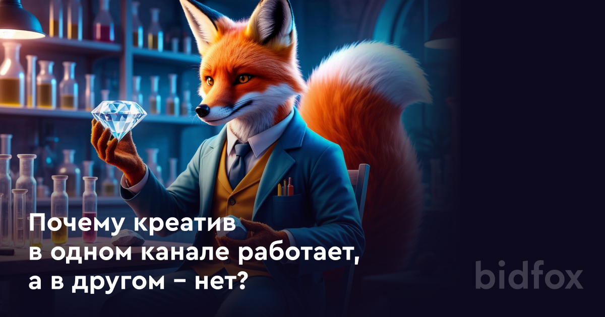 Почему креатив в одном канале работает, а в другом нет?
