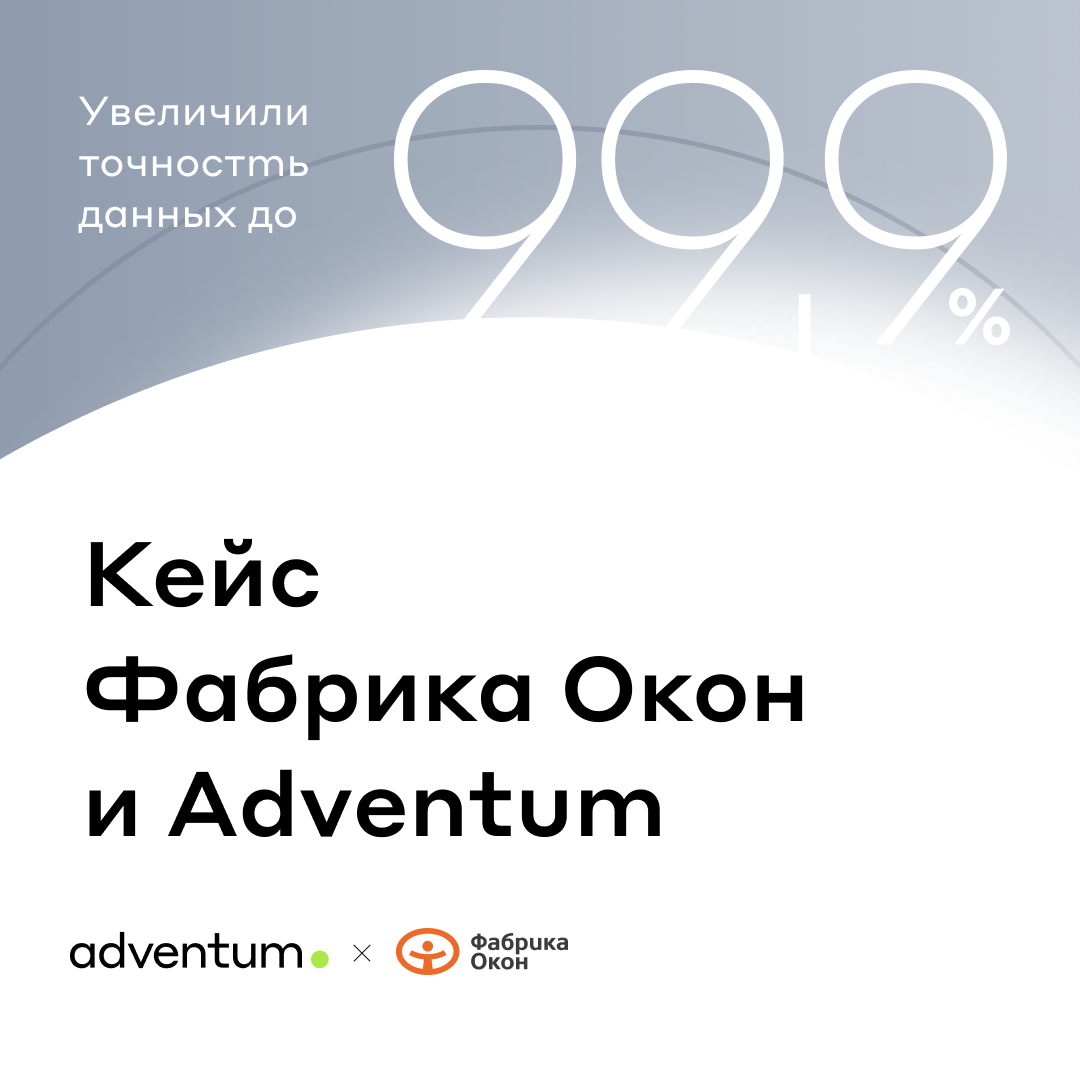 Кейс Фабрики Окон и Adventum: как адаптировали сквозную аналитику и достигли 99,9% точности данных