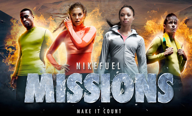 Интерактивная игра NikeFuel Missions