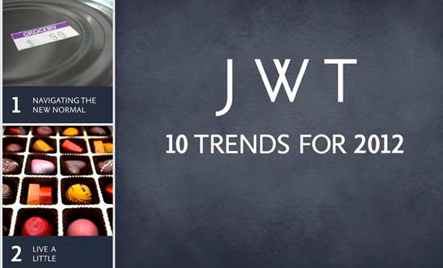 10 трендов 2012 года от компании JWT