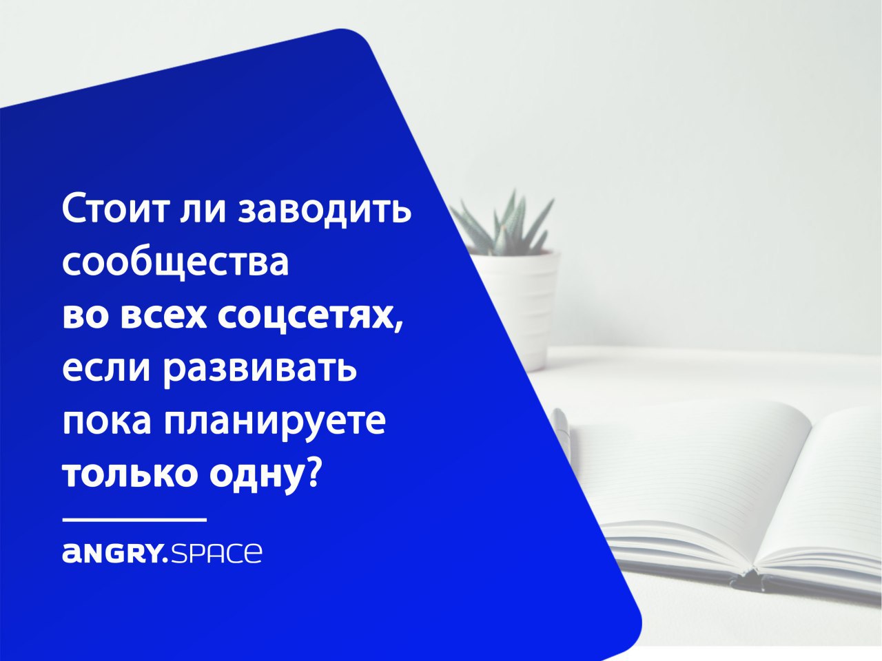 Стоит ли заводить сообщества во всех соцсетях, если бюджет есть только на одну?