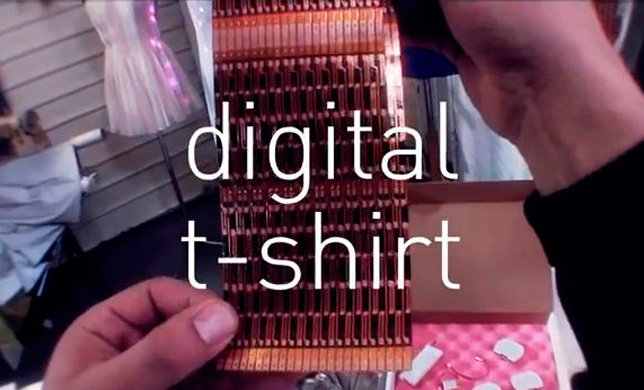 Создание первой в мире digital-футболки