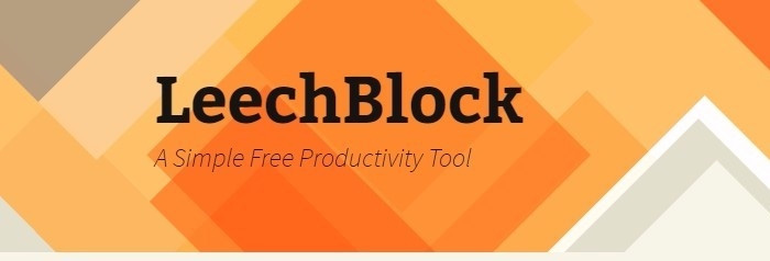 Приложение для Mozilla Firefox LeechBlock - для борьбы с прокрастинацией в сети