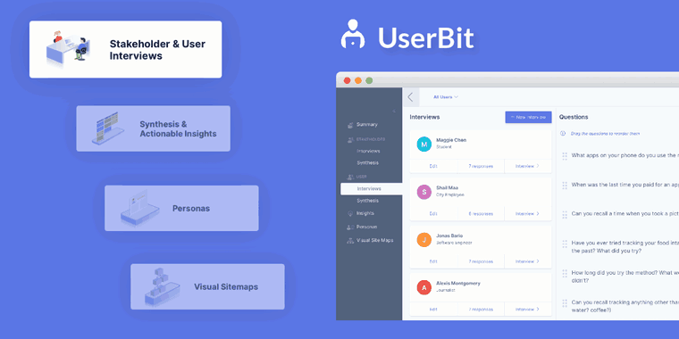 UserBit — облачное приложение с множеством UX-инструментов для UX/UI-дизайнеров