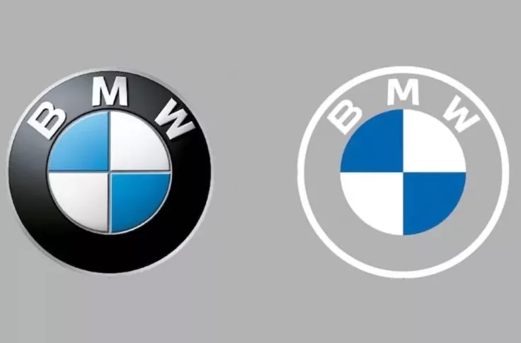 Новый плоский логотип BMW — история