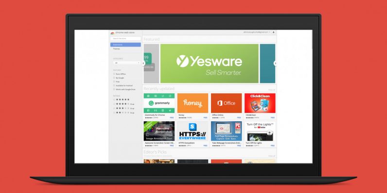 Chrome Web Store без приложений