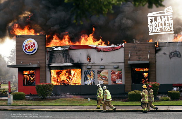 Burger King в огне