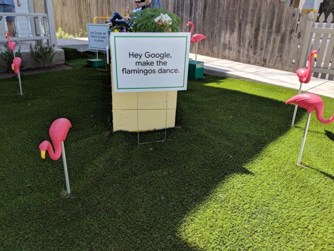 Сад со встроенным Google Assistant