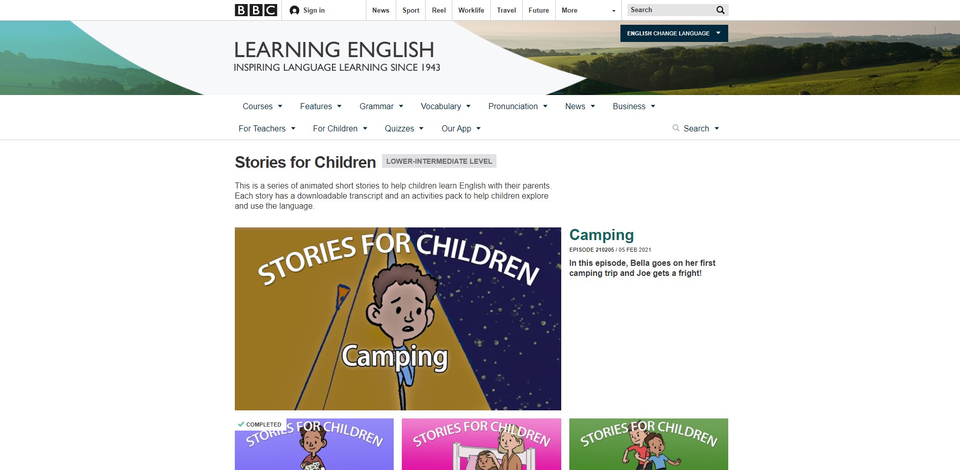 Топ сервисов онлайн-преподавателя: BBC: Learning English - для изучения английского языка