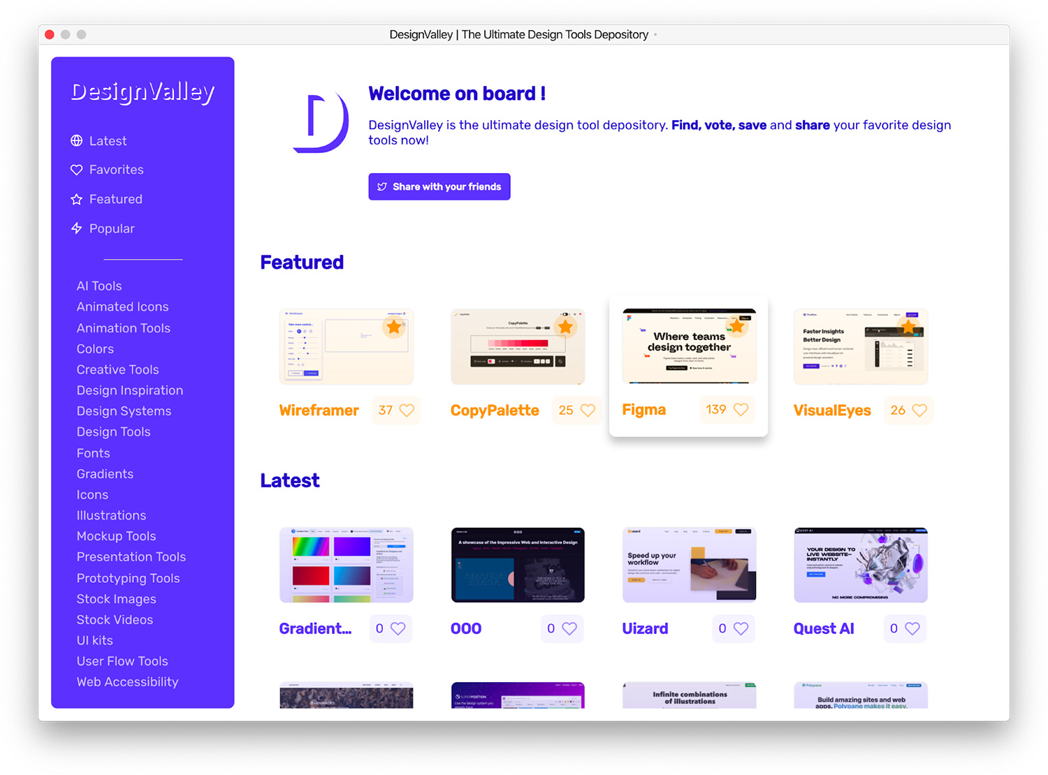 DesignValley - много-много сервисов с иконками, палитрами, иллюстрациями, шрифтами, UI-китами, стоковыми видео и фото