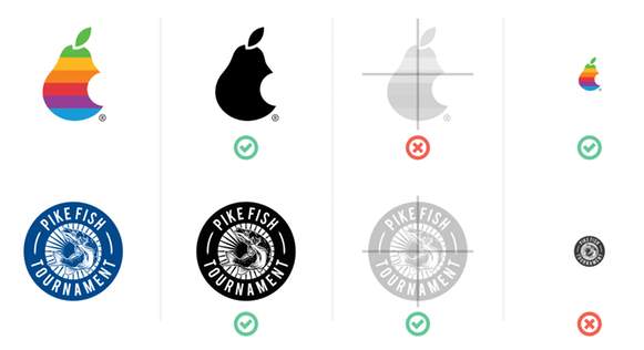 Тестирование жизни логотипа в разных условиях - веб-дизайн