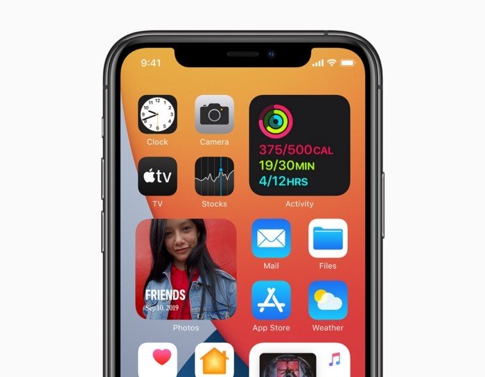 дизайн ios 14