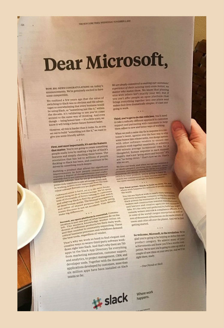 Dear Microsoft