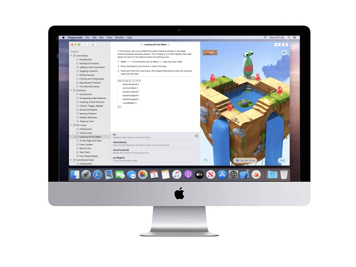 На macOS появилось приложение Swift Playgrounds для обучения программированию
