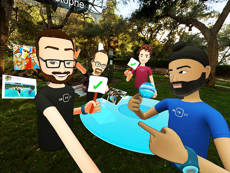 Как Facebook Spaces взаимодействует с 360°-видео