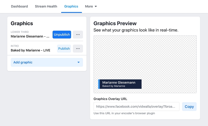 Facebook также проводит бета-тестирование новой опции Live Producer — наложение графики