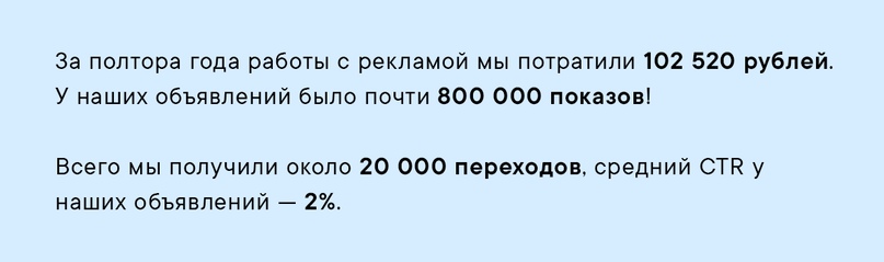 Результаты продвижения пиццерии во ВКонтакте и офлайн