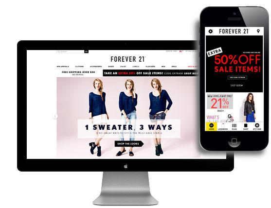 Mobile Campaign Forever21 Sociomantic Labs